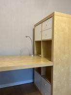 IKEA kallax kast met bureau, Huis en Inrichting, Bureaus, Ophalen, Zo goed als nieuw, Bureau
