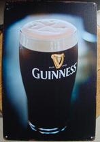 GUINNESS REKLAME -METAAL-, Ophalen of Verzenden, Gebruikt, Reclamebord, Plaat of Schild, Overige merken