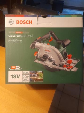 Bosch accu cirkelzaag incl. 2 accu's  beschikbaar voor biedingen