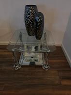 Glazen Salontafel, Ophalen, Overige vormen, Minder dan 50 cm, Glas