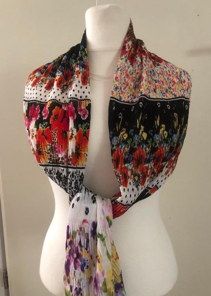 vrolijk gekleurde sjaal - ROMANO - nieuw - exclusief, Kleding | Dames, Mutsen, Sjaals en Handschoenen, Nieuw, Sjaal, Maat 38/40 (M)
