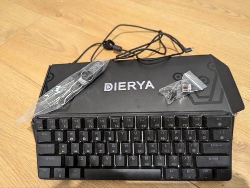 Dierya Dk61E mechanisch toetsenbord, Computers en Software, Toetsenborden, Zo goed als nieuw, Ophalen