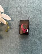 Mooie zwarte benzine aansteker met doodskop en weedblad, Ophalen of Verzenden, Zo goed als nieuw, Aansteker