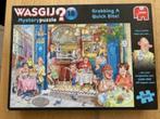 Wasgij mystery puzzel , grabbing a quick byte, Hobby en Vrije tijd, Denksport en Puzzels, Ophalen, 500 t/m 1500 stukjes, Gebruikt