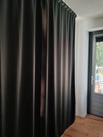 Zwarte Verduisterende Gordijnen - 260cm lang, Gebruikt, 200 cm of meer, Zwart, Ophalen of Verzenden