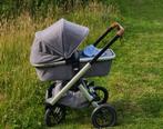 Dubatti kinderwagen met trappelzak, luiertas, Regenhoes en, Kinderen en Baby's, Kinderwagens en Combinaties, Gebruikt, Verstelbare duwstang