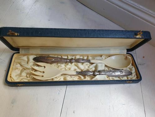 Antiek sla bestek zilver merk: 80 ivoor, Antiek en Kunst, Antiek | Bestek, Ophalen of Verzenden