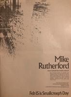 Paginagrote advertentie MIKE RUTHERFORD Smallcreep’s Day, Ophalen of Verzenden