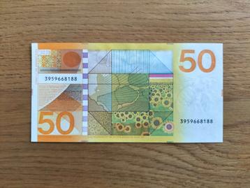Nederland 50 gulden 1982 Zonnebloem bankfris  beschikbaar voor biedingen