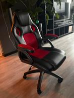 Bureau/game stoel, Huis en Inrichting, Bureaustoelen, Ophalen, Gebruikt, Zwart, Bureaustoel