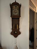 Antieke Wandklok met Maanstand, Antiek en Kunst, Antiek | Klokken, Ophalen of Verzenden
