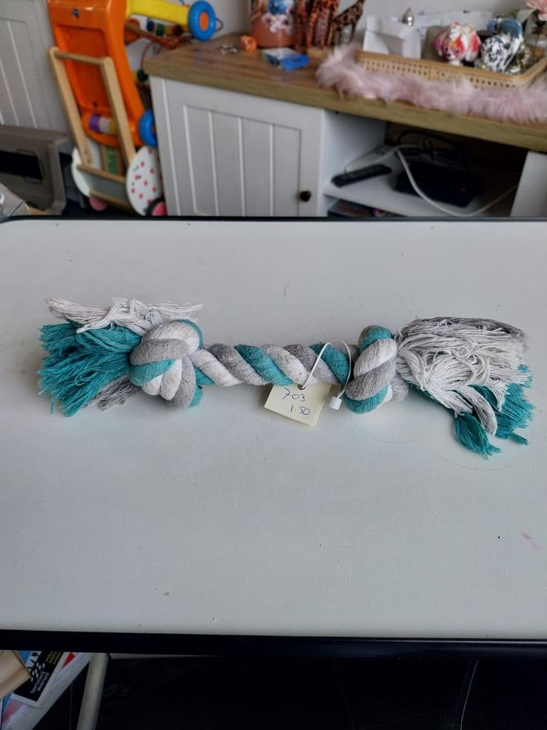 Honden speel touw nr 703, Dieren en Toebehoren, Hondenspeelgoed, Ophalen of Verzenden, Gebruikt, Touwen