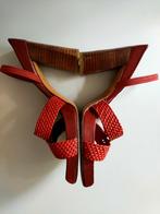 Stephane Kélian Sandaletten Rood Maat 39, Kleding | Dames, Schoenen, Ophalen of Verzenden, Schoenen met hoge hakken, Gedragen