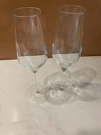 2x Vivo champagne glazen €10, Ophalen, Zo goed als nieuw