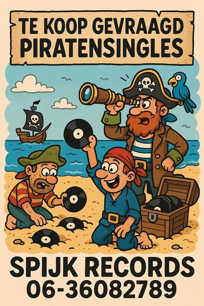 Tekoop gevraagd piraten singles Nederlandstalige en polka, Cd's en Dvd's, Vinyl Singles, Gebruikt, Ophalen of Verzenden