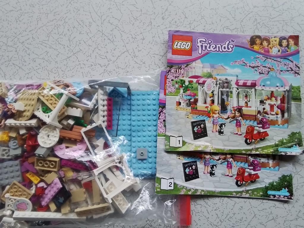 Lego Friends heartlake cupcake 41119, Ophalen of Verzenden, Zo goed als nieuw