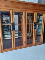 Kast vitrine dressoir chinees hout bovenstuk, Ophalen, Met plank(en), Gebruikt, 100 tot 150 cm