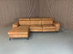 GRATIS LEVERING H&H Loungebank Cognac 295x170 GEREINIGD, Huis en Inrichting, Banken | Bankstellen, 250 tot 300 cm, Stof, Hoekbank