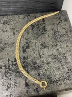 14 karaats gouden armband, 19.5 cm lang, 4.9 mm breed, Sieraden, Tassen en Uiterlijk, Nieuw, Goud, Goud, Ophalen of Verzenden