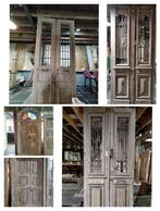 ANTIEKE DEUREN, DUBBELE DEUREN, OUDE SMEEDIJZER DEUREN, Antiek en Kunst, Curiosa en Brocante, Ophalen of Verzenden