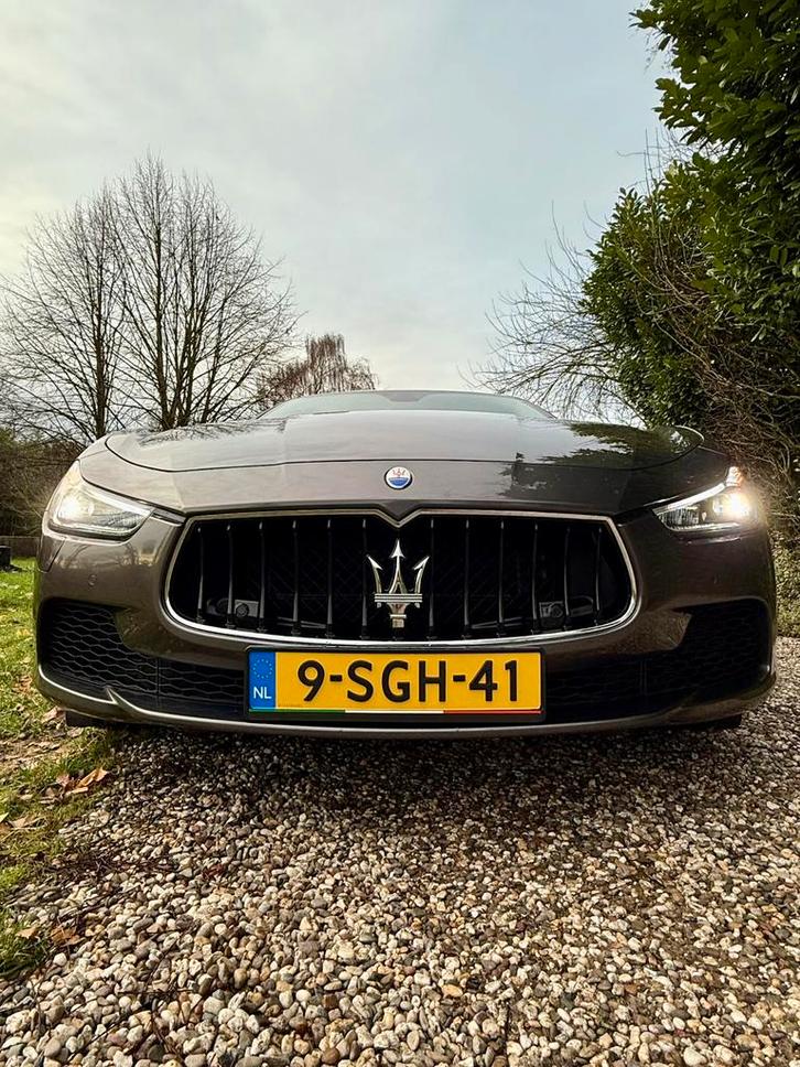 Maserati Ghibli S 3.0 V6 biturbo 411pk Franco o.h. Nl auto, Auto's, Maserati, Particulier, Ghibli, ABS, Achteruitrijcamera, Adaptieve lichten