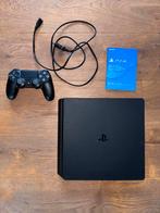 PS4 Slim 500GB - Zo goed als nieuw!, 500 GB, Ophalen of Verzenden, Zo goed als nieuw, Met 1 controller