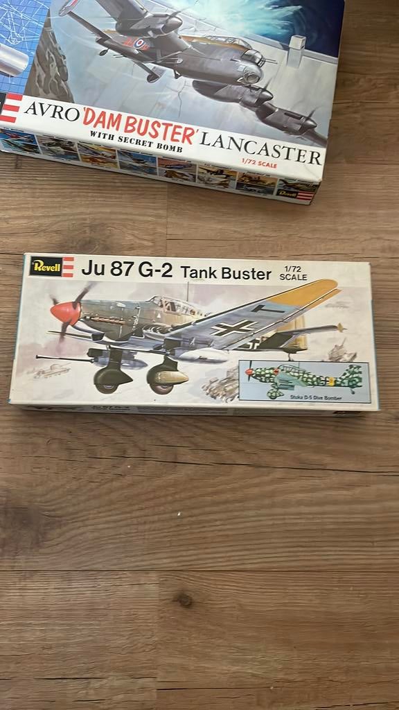 Revell 1/72 Ju-87 G-2 Stuka tank buster klassieker, 1:72 tot 1:144, Revell, Ophalen of Verzenden, Zo goed als nieuw