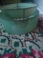 Vintage Mintgroene Lamp - Jaren 50 Stijl, Minder dan 50 cm, Gebruikt, Rond, Minder dan 50 cm