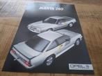 Opel Manta 240 02 1985, Boeken, Auto's | Folders en Tijdschriften, Ophalen of Verzenden, Zo goed als nieuw, Opel