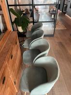 Eetkamerstoelen 4 stuks (totaalprijs), Ophalen, Gebruikt, Stof, Vier