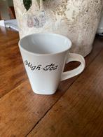 Witte thee mok, Ophalen of Verzenden, Zo goed als nieuw, Overige stijlen, Kop(pen) en/of Schotel(s)