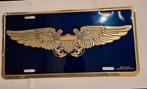 US Navy Flight Officer License Plate, Ophalen of Verzenden, Marine, Amerika, Embleem of Badge