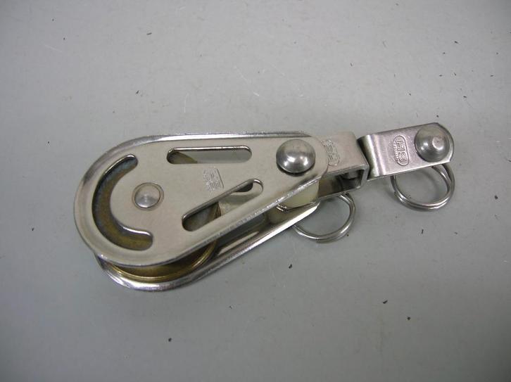 Staaldraadblok voor 4 mm staaldraad, Watersport en Boten, Accessoires en Onderhoud, Gebruikt, Lijn of Blok, Ophalen of Verzenden