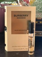 Proefje Burberry Goddess Eau de parfum Intense 1,5 ml, Ophalen of Verzenden, Nieuw, Proef of Tester