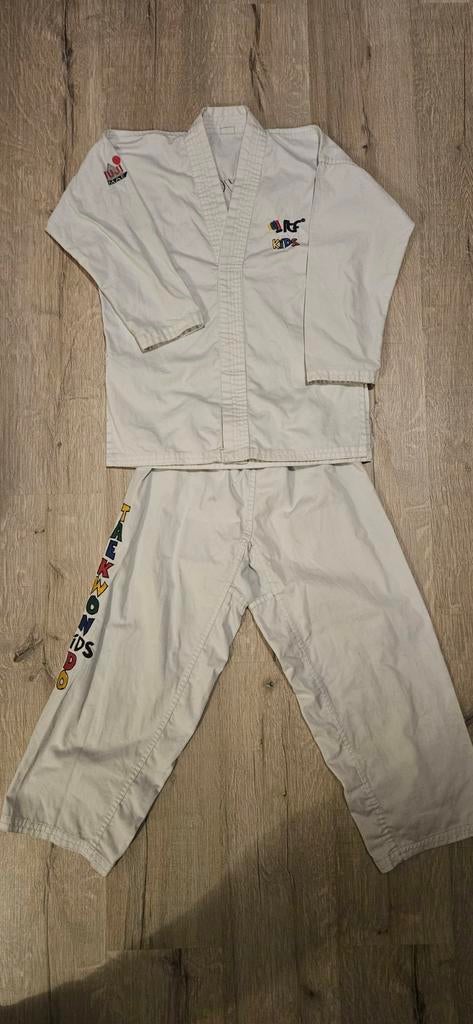 Taekwondo Pak Kids ITF Goedgekeurd - Maat 140, Sport en Fitness, Vechtsporten en Zelfverdediging, Taekwondo, Maat XS of kleiner