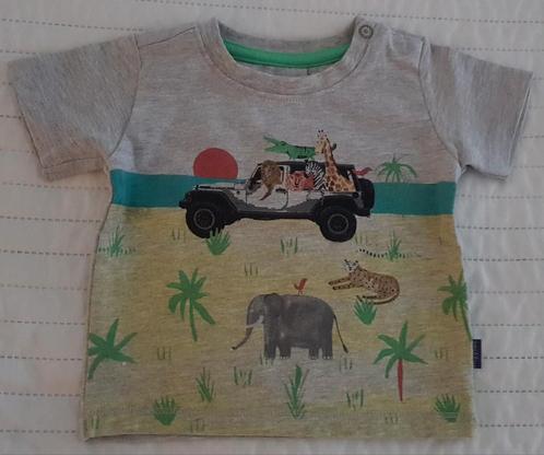 Noppies baby t-shirt dieren maat 62 jongen shirt merk, Kinderen en Baby's, Babykleding | Maat 62, Zo goed als nieuw, Jongetje