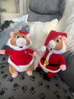2 Kersthamster Knuffels - Leuke Set! BIEDEN, Ophalen, Zo goed als nieuw, Overige typen