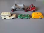 4 oude Matchbox Lesney auto's in slechte staat, Ophalen of Verzenden, Gebruikt