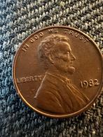 1982 Amerikaanse 1 Cent Munt, Postzegels en Munten, Munten | Nederland, Ophalen of Verzenden, Overige waardes, Losse munt