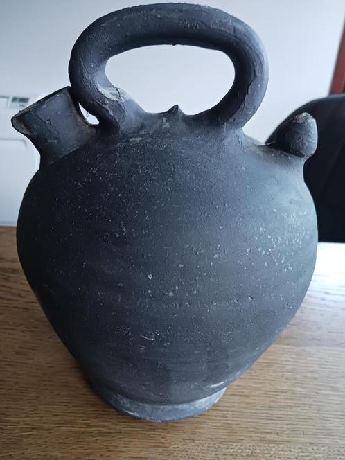 Mooie oude Spaanse Botijo waterkruik, Antiek en Kunst, Antiek | Keramiek en Aardewerk, Ophalen of Verzenden