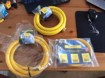 Uniroll Flexible gas slang 1/2" FF. RVS. 1, 2 of 3 mtr Nieuw beschikbaar voor biedingen