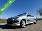 Peugeot 206 CC 2.0-16V, Leer, 140 PK, APK Maart 2026, Auto's, Peugeot, 136 pk, Gebruikt, Zwart, 4 cilinders