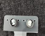Vintage camee oorbellen 925 sterling zilver zwart wit grijs, Overige materialen, Verzenden, Zwart, Zo goed als nieuw