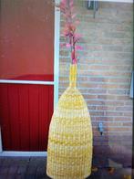 rieten vaas, Huis en Inrichting, Woonaccessoires | Vazen, Ophalen, Overige materialen, Gebruikt, Overige kleuren