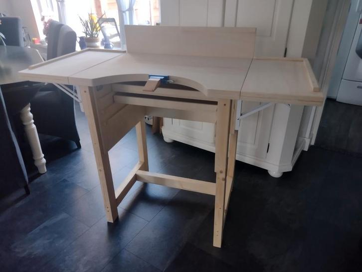 werkbank / stavelij goudsmid edelsmid juwelier zilversmid, Doe-het-zelf en Verbouw, Werkbanken, Nieuw, 70 tot 120 cm, Inklapbaar
