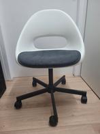 bureaustoel Loberget wit/zwart, Huis en Inrichting, Bureaustoelen, Ophalen, Gebruikt, Zwart