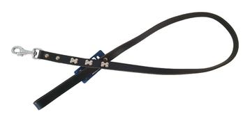 PET PRODUCTS Bones Hondenriem Leder 22 mm x 130 cm KOOPJE!!! beschikbaar voor biedingen