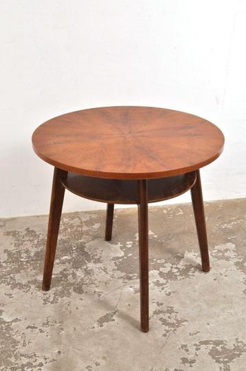 Vintage sidetable walnoot bijzettafel tafel lectuur  beschikbaar voor biedingen