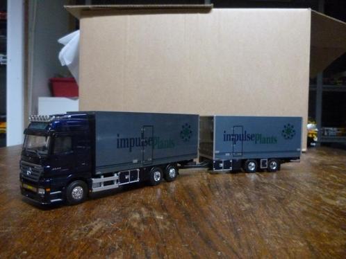 Tekno Mercedes Actros Impulse Plant met certificaat, Hobby en Vrije tijd, Modelauto's | 1:50, Nieuw, Bus of Vrachtwagen, Tekno