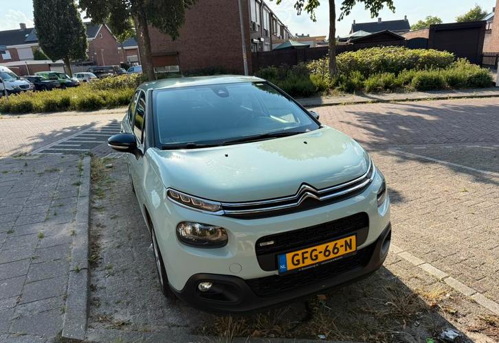 Citroën C3 1.2 Puretech 82pk 2017 Groen, Auto's, Citroën, Particulier, C3, Airbags, Airconditioning, Android Auto, Apple Carplay